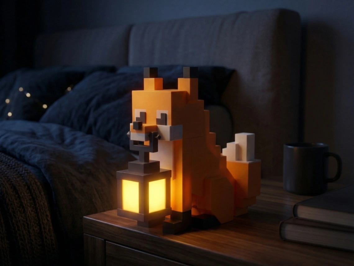 🦊 ĐÈN NGỦ CÁO MINECRAFT