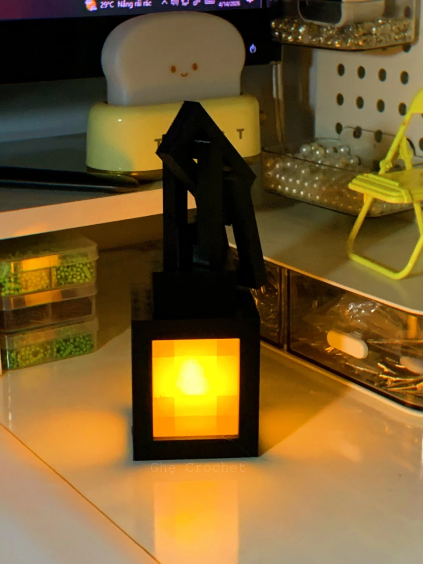 Minecraft Lantern - Tealight - Đèn Xích Dài