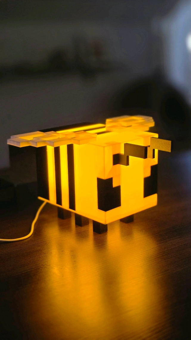 Minecraft Bee Lamp 🐝 ĐÈN NGỦ ONG VÀNG MINECRAFT