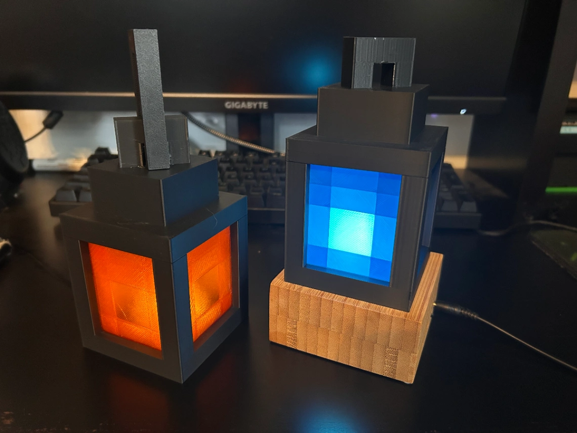 Minecraft Lantern - Tealight - Đèn Không Xích